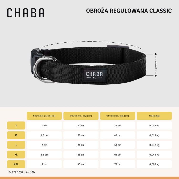 obroża regulowana classic obroża classic dla psa obroża regulowana dla psa obroża klasyczna dla psa obroża nylonowa dla psa obroża z klamrą dla psa obroża spacerowa obroża codzienna dla psa obroża dla małego psa obroża dla średniego psa
