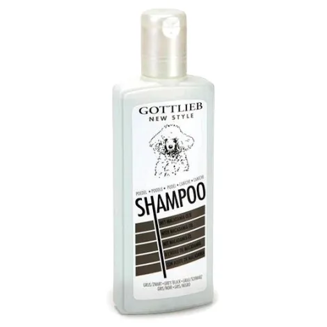 Szampon Pudel Czarny 300ml.webp, nawilżający, ciemna sierść,Gottlieb