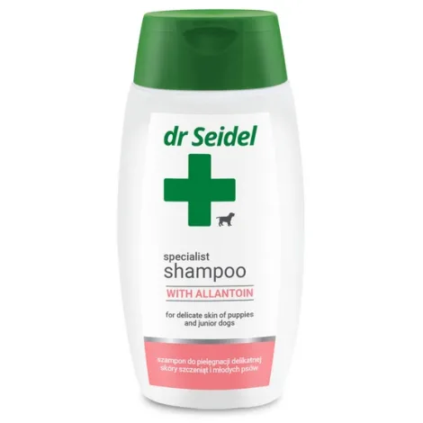 Szampon dla Szczeniąt 220ml Dr Seidel, alantoina, wrażliwa skóra, piesek wrażliwy, wysuszona skóra.