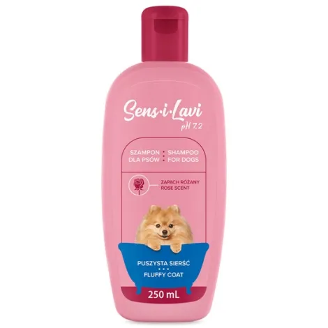 Sens-i-Lavi szampon puszysta sierść 250ml., DermaPharm,  szampon dla psa  do codziennej pielęgnacji  higiena psa kosmetyki dla psa pielęgnacja psa pielęgnacja sierści pielęgnacja zwierząt szampon dla psów zdrowa skóra psa  puszysta sierść