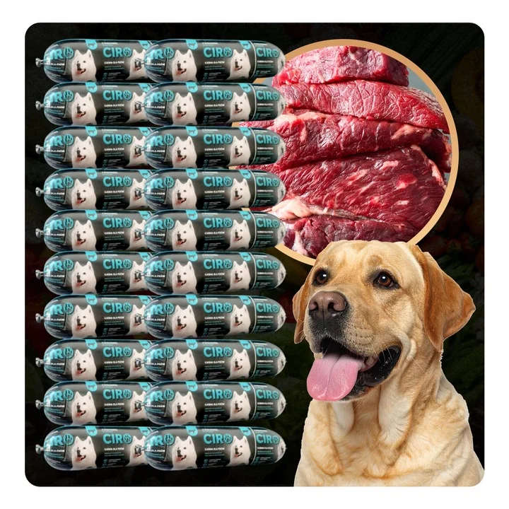 karma mokra dla psa baton dla psa karma dla psa wołowa karma mięsna dla psa  wołowina dla psa wysoka zawartość mięsa naturalna karma dla psa karma dla małych ras karma bogata w białko karma bez zbóż